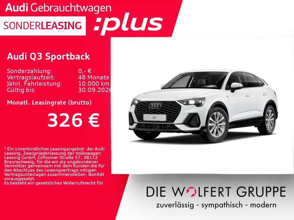 Audi Q3 Sportback S line 35 TFSI S tronic ACC*AHK
