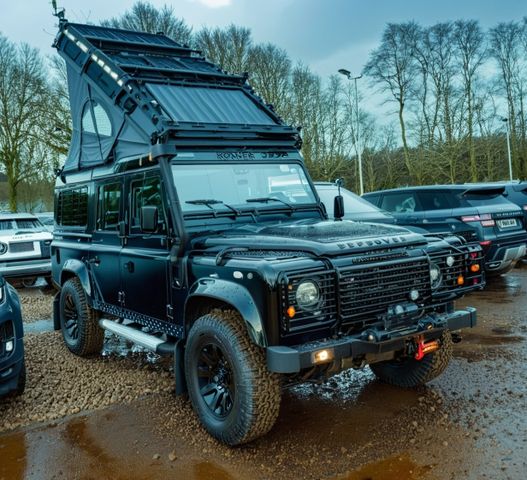 Land Rover Defender 110 ADVENTURE~HUBDACH+ZELT~RECARO~KLIMA