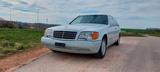 Mercedes-Benz Mercedes W140 300SE 3.2 m. blauem Volllede... - Mercedes-Benz 300 aus 1991: 300se