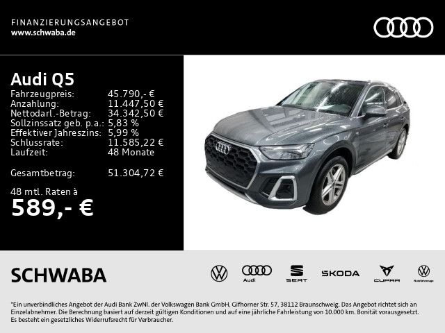 Audi Q5 50 TFSI e qu. *2x S line*AHK*LED*KAM*19"* imagem 2