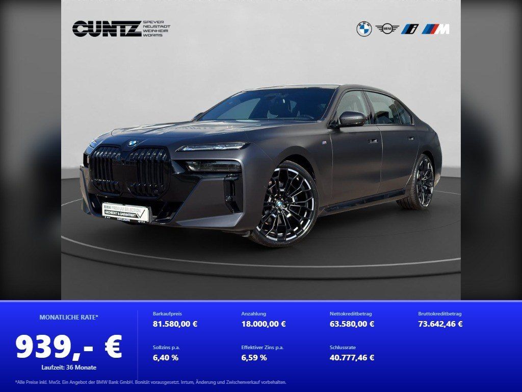 BMW 740d xDrive Limousine M Paket Pro B/W HiFi Stand