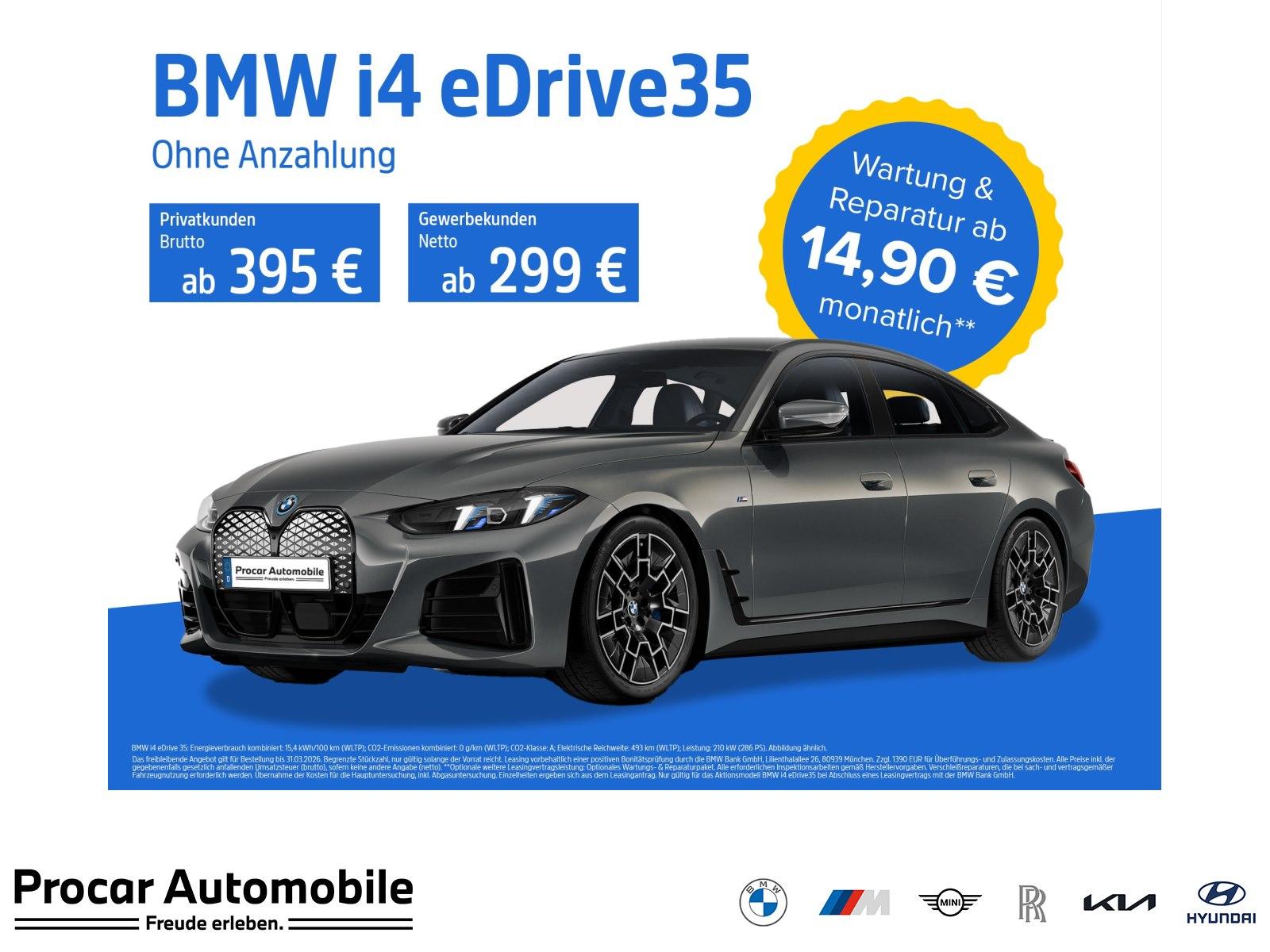BMW i4 eDrive35 RFK NAVI LED PDC V+H DAB Tempomat