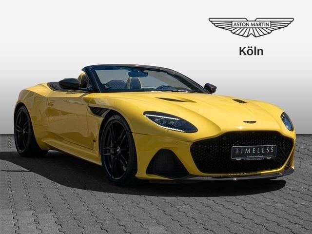 Aston Martin DBS Volante Frosted Glass Yellow Carbon