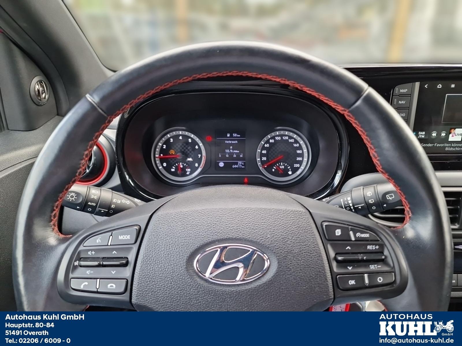 Hyundai i10 1.0 T-GDI N Line DL Navi+Cam+Klima+JBL Sound