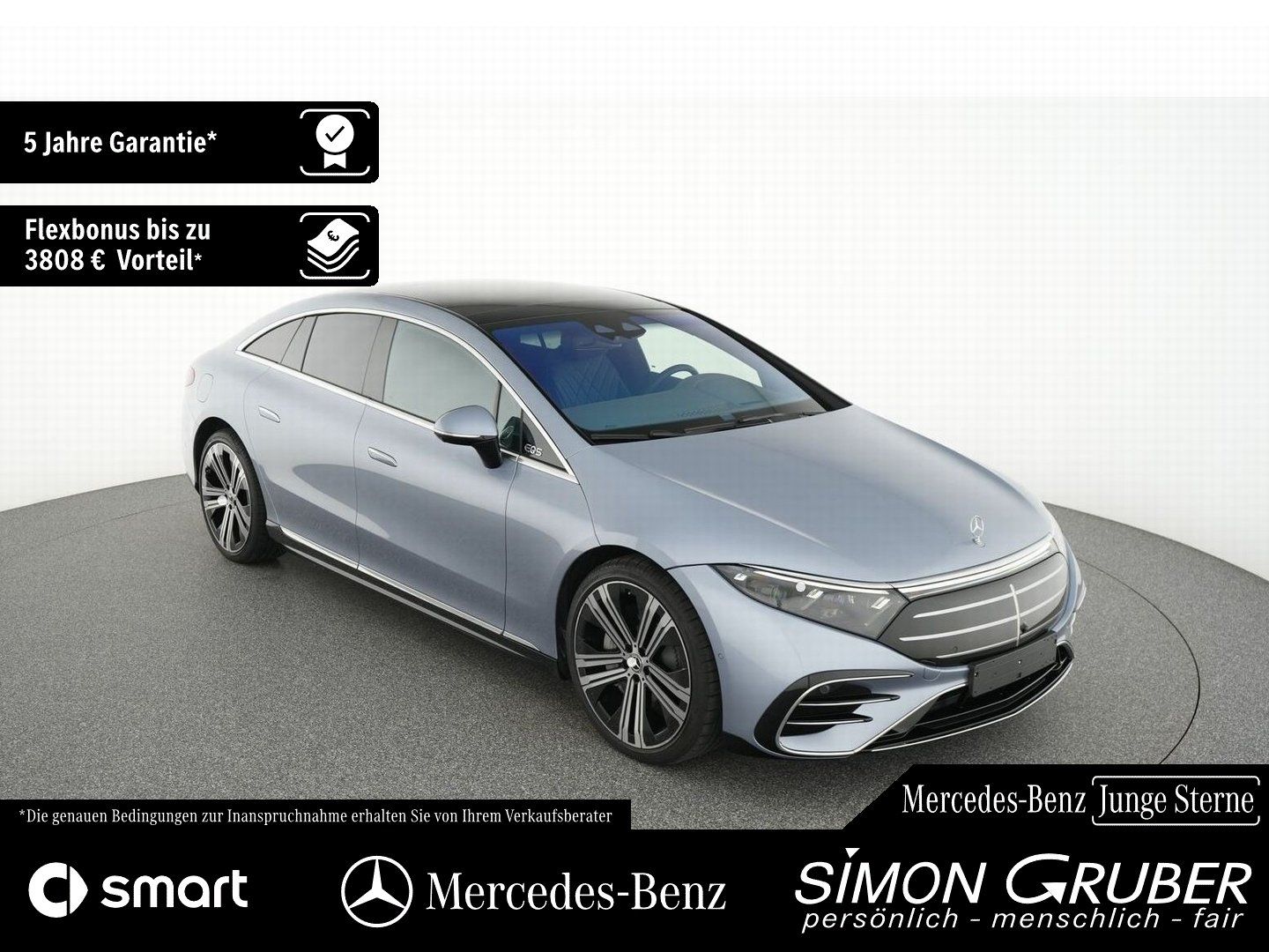 Fahrzeugabbildung Mercedes-Benz EQS 450+ AMG Manufaktur Leder 4*Massage 118kwh