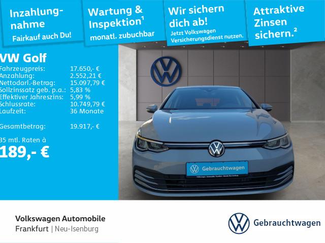 Volkswagen Golf VIII 2.0 TDI Active Navi Sprachbedienung Sp, миниатюра 13