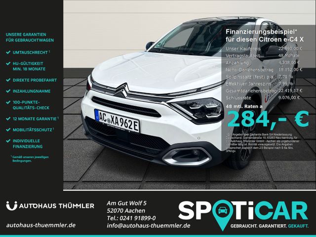 Citroën e-C4 X 136 Shine Elektromotor HUD Navi Soundsyst