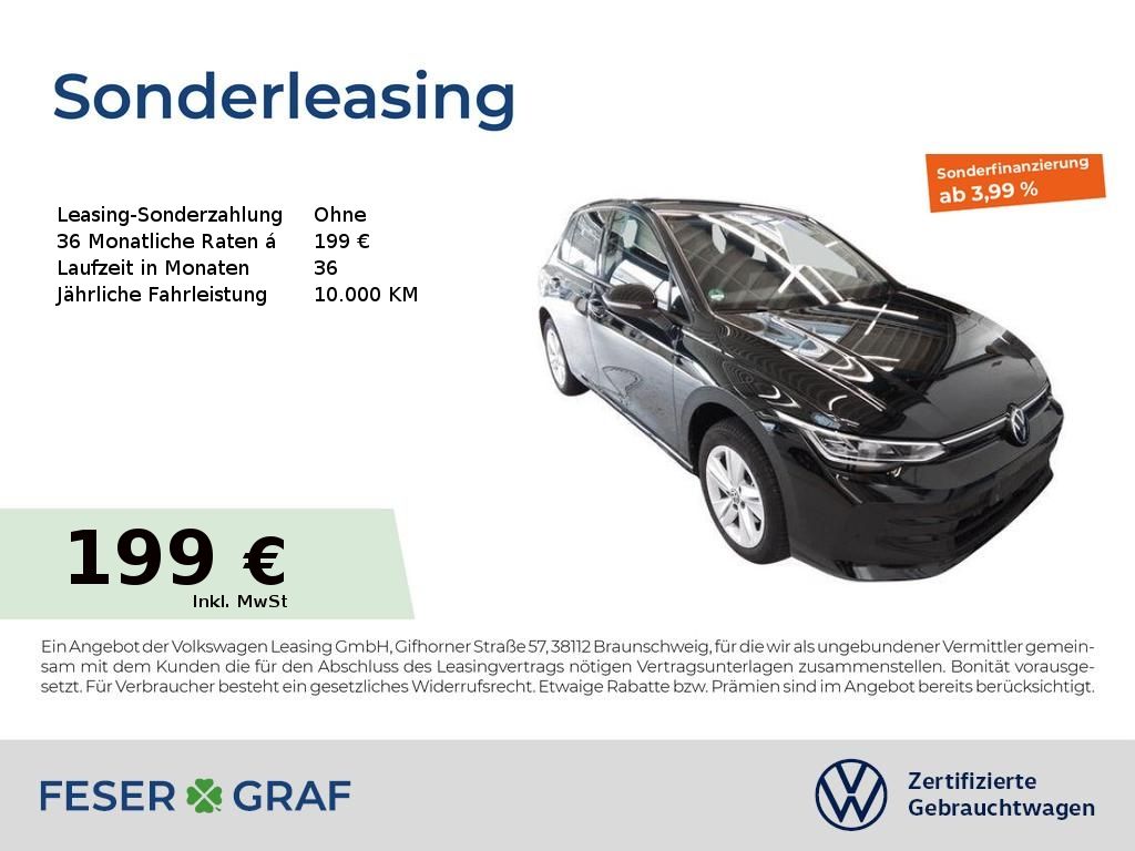 Volkswagen Golf 8 Life 1.5 TSI Navi AHK SiHz beh.Lenkrad