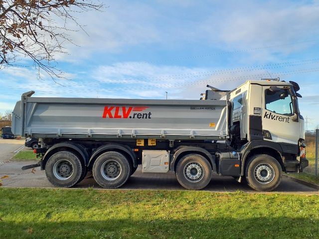 Renault C 480   8x4  Kipper Meiller   Bordmatik