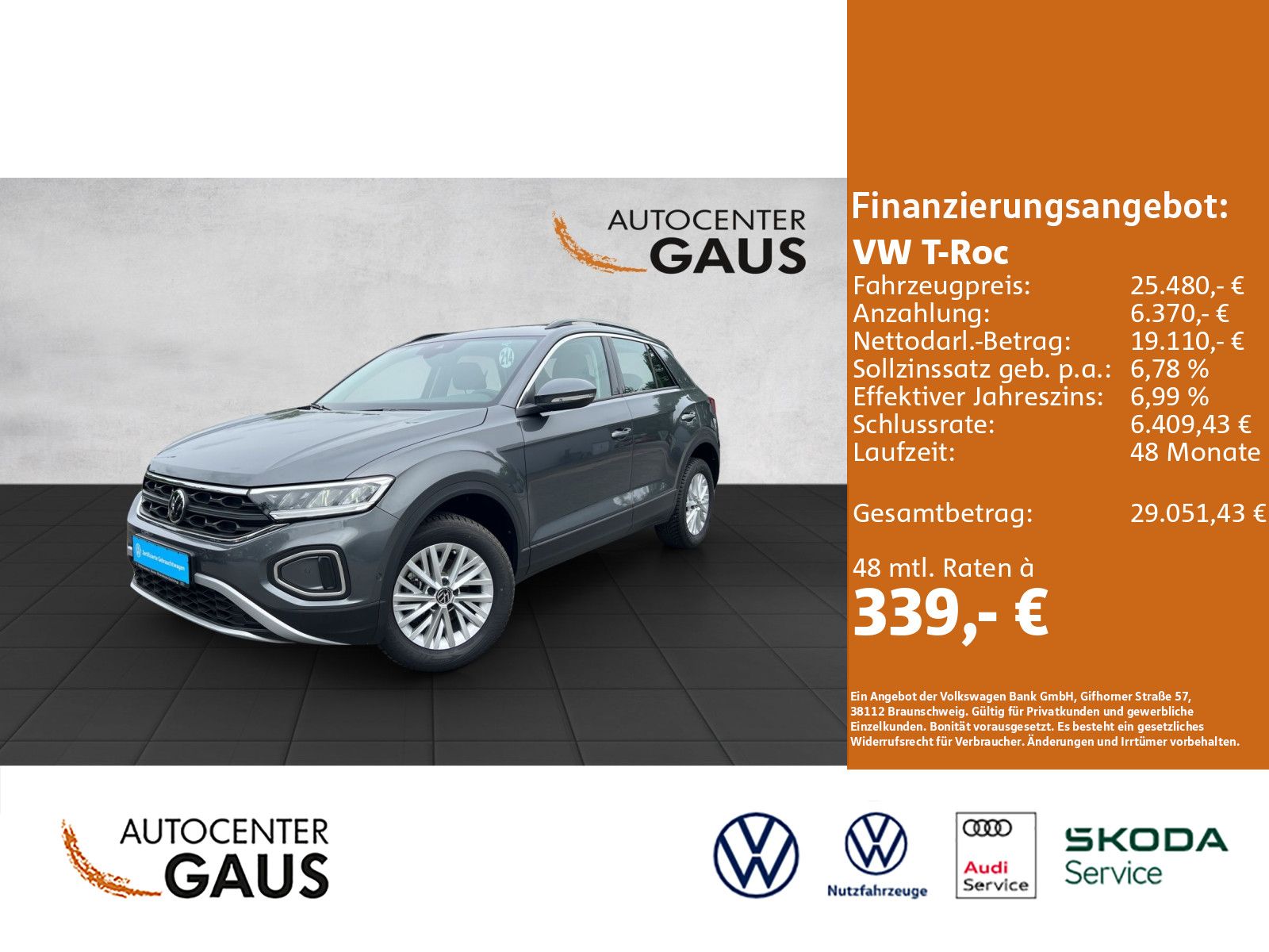 T-Roc Life 1.0 TSI Navi*ACC*LED*Kamera
