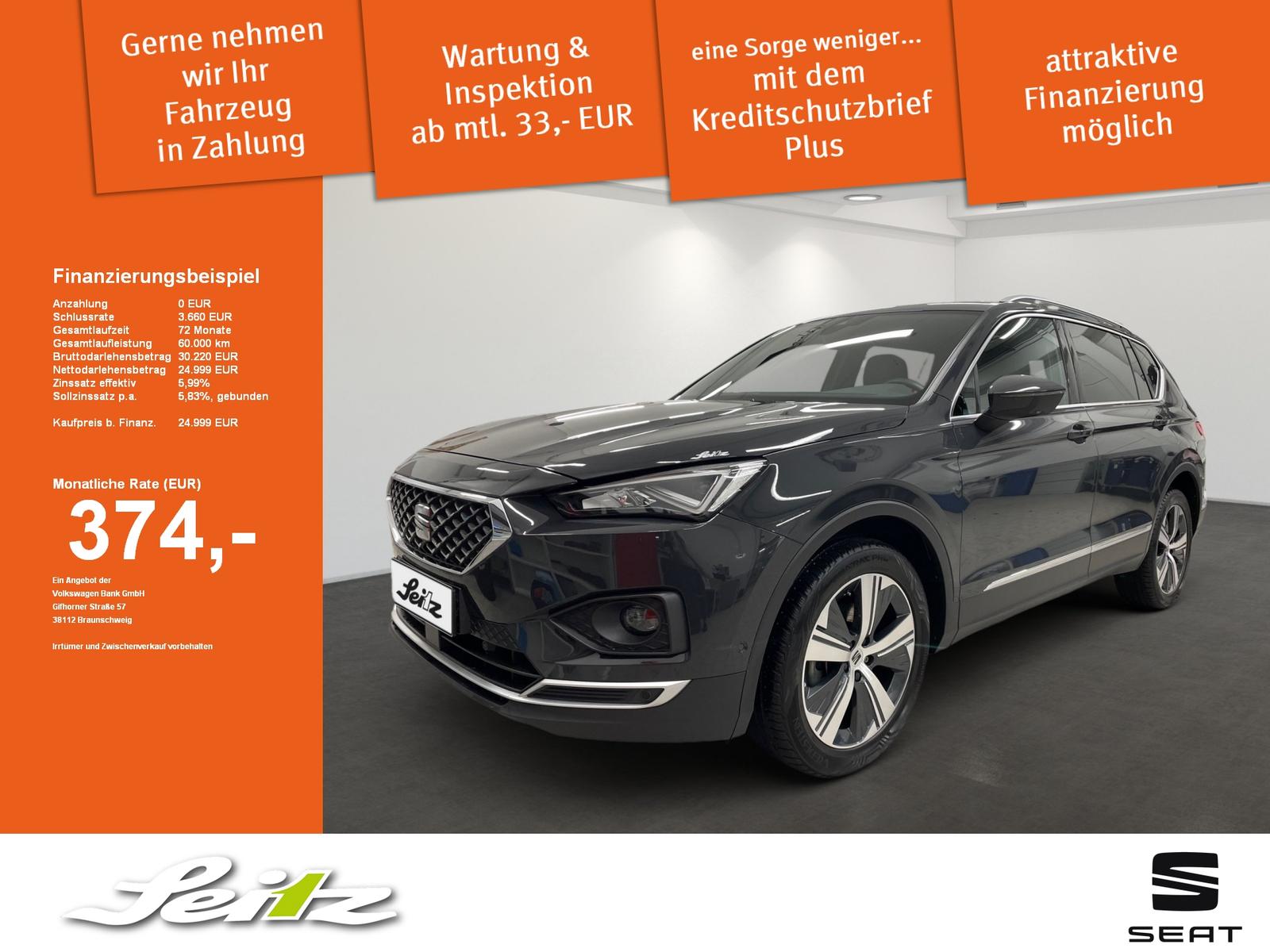 Seat Tarraco 1.5 TSI Xcellence *AHK*KAMERA*LED*