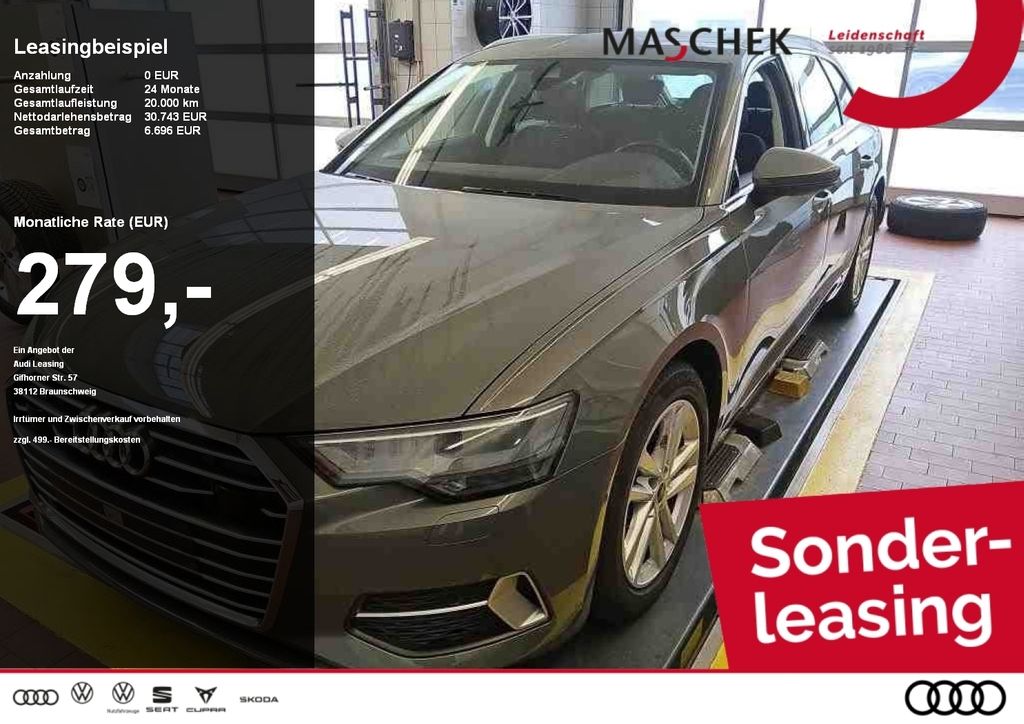 Abbildung Leasingangebot Audi A6 Avant *Sonderleasing* 40 TDI quat RearView Me