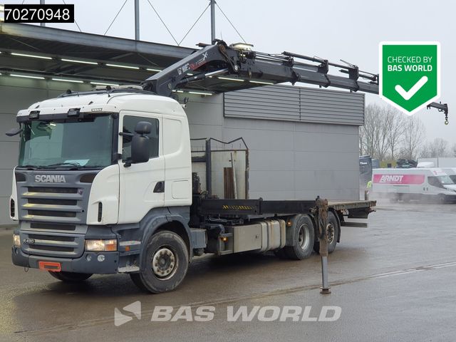 Scania R420 6X2 HIAB 244 E-7 Crane Kran Lift+Lenkachse