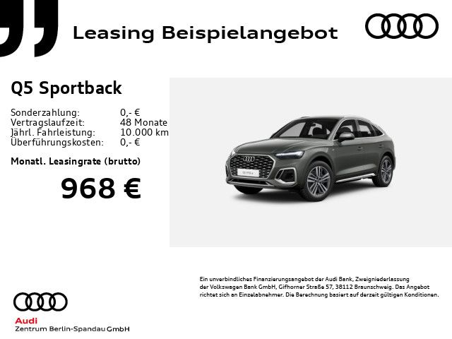 AUDI Q5 Sportback 50 TFSI e qu. S line S tronic *ACC*