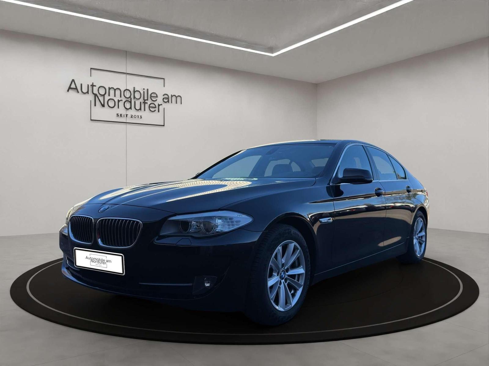 BMW 520 d-1Hand-BMW Scheckheftgepflegt-Leder-Navi-Bi