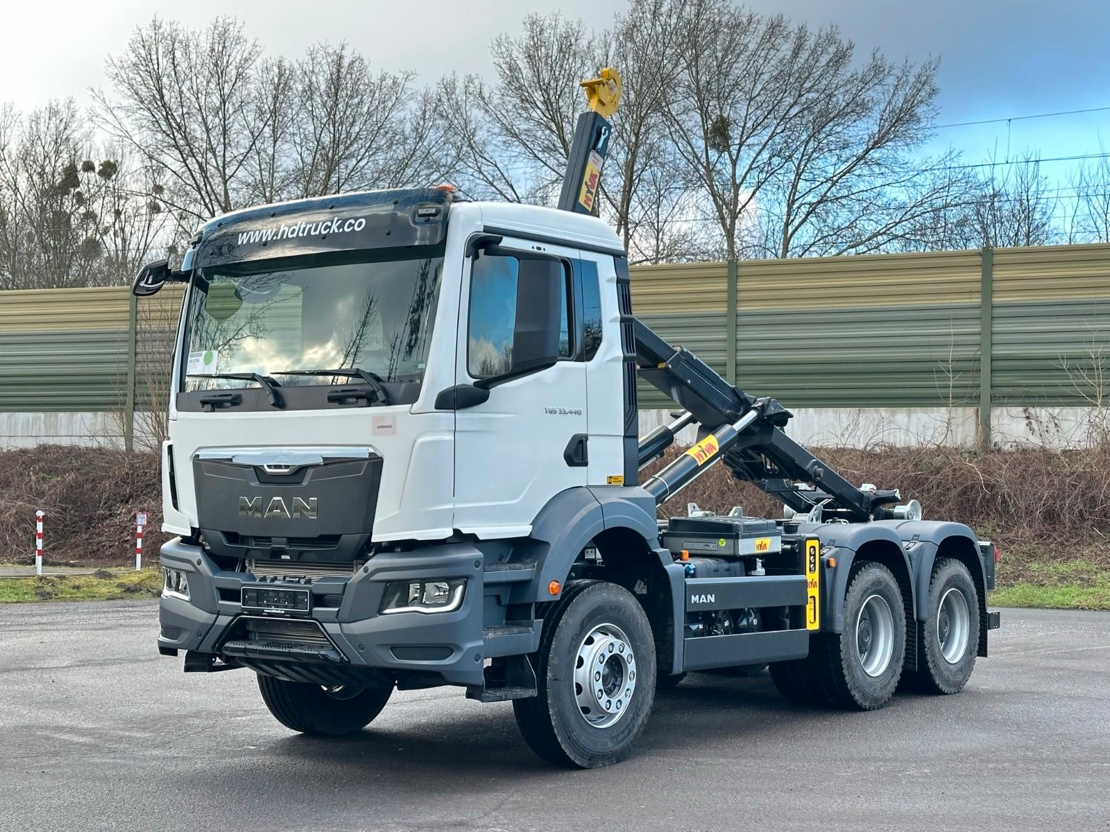 MAN TGS 33.480 6x4 Euro6e Abrollkipper Hyva