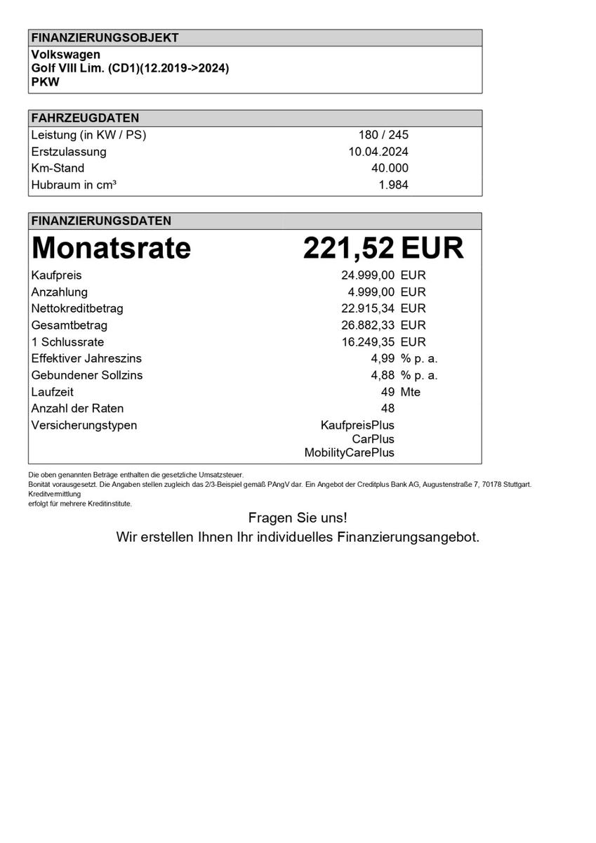 Volkswagen Golf VIII Lim. GTI Automatik*Led*Carplay, миниатюра 10
