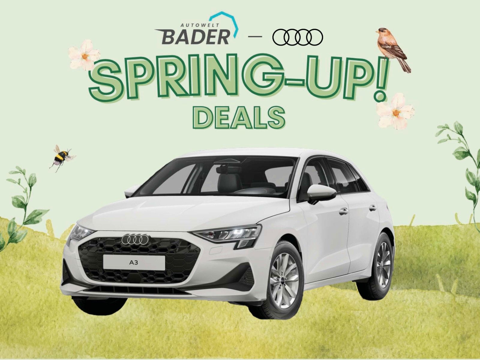 Audi A3 TFSI "Spring-Up" AUTOWELT-BADER!