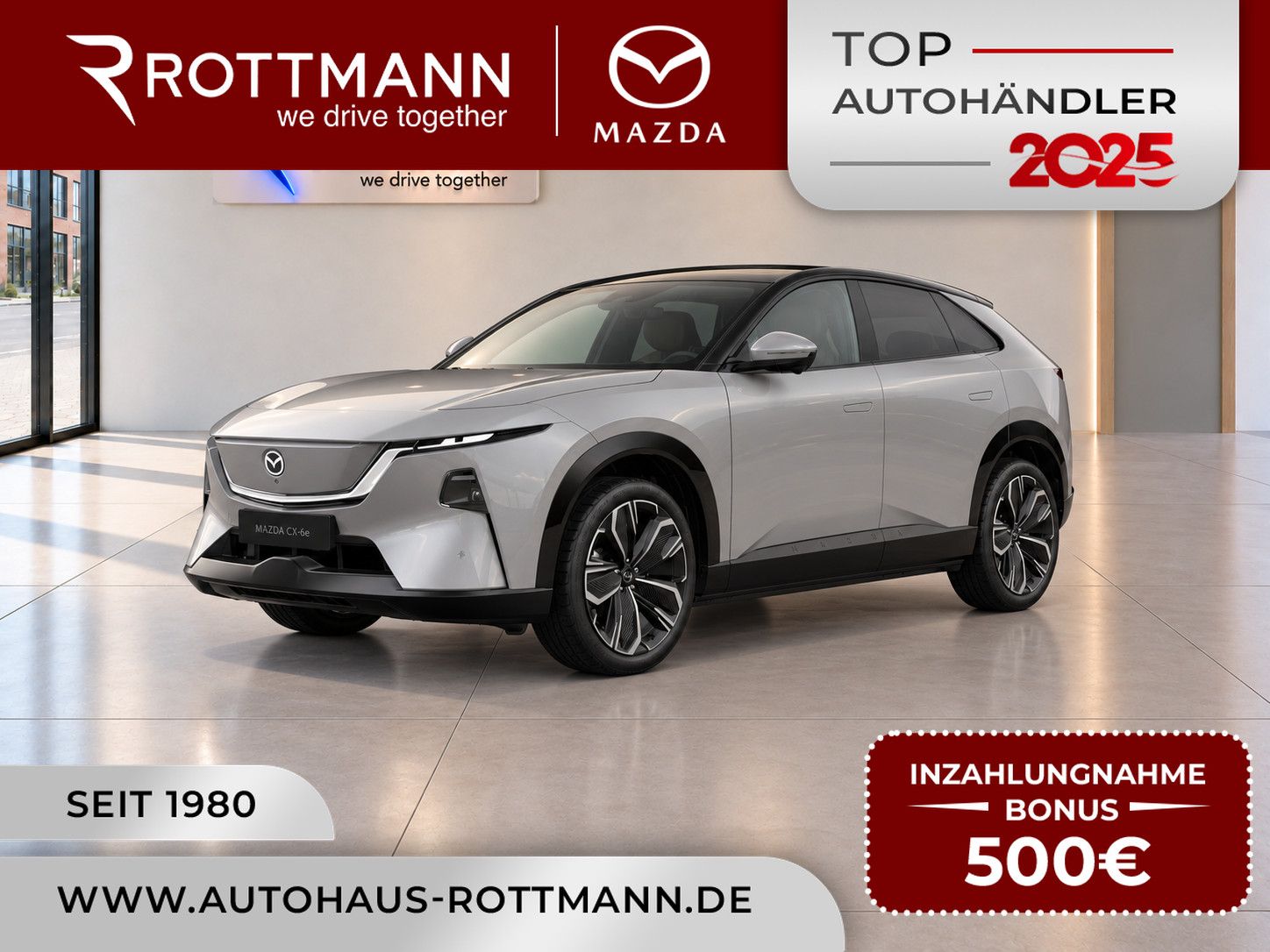 Mazda CX-6e EV 258ps 484km TAKUMI R21 Panoram ACC 360°