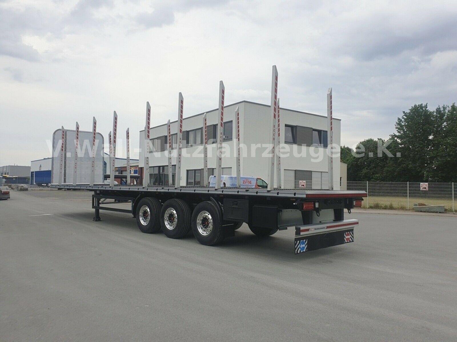 Andere JANZEN,3-Achs Plattform-Auflieger/Leergew. 5.8t