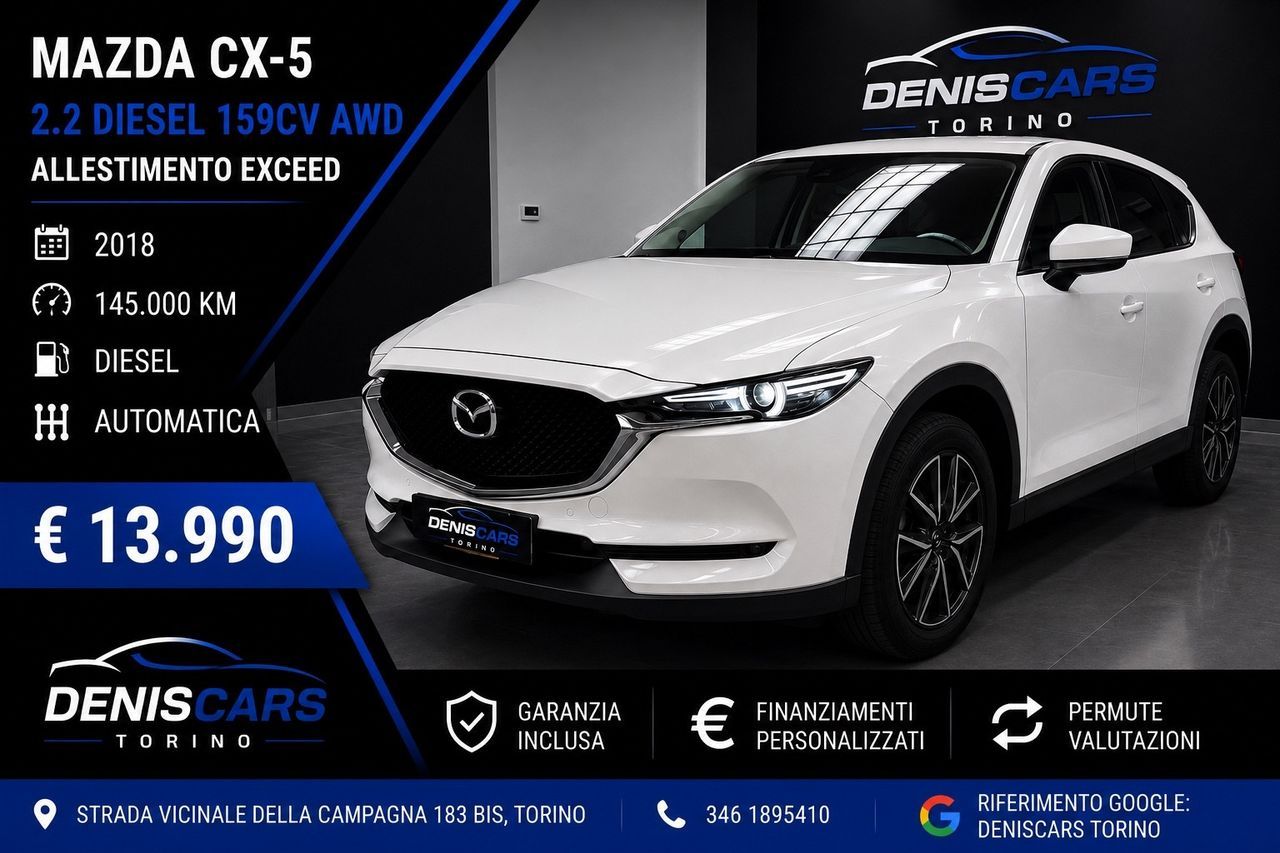 Mazda Mazda CX-5 2.2L Skyactiv-D 150 CV AWD Exceed