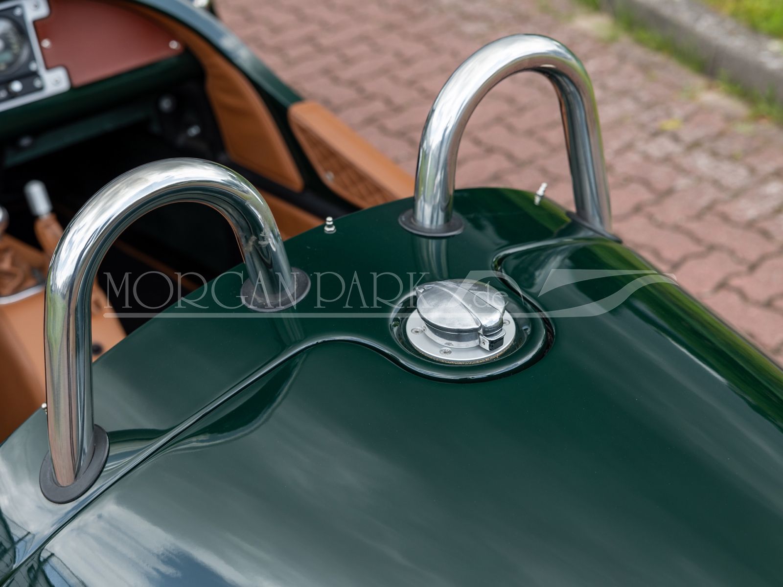 Fahrzeugabbildung Morgan 3 Wheeler *Sport Green / Honey / 110 Years*