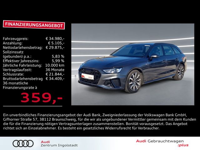 Audi A4 Avant 40 TDI qu 2x S line NAVI Optik-schwarz+