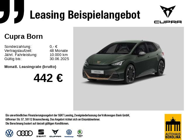 CUPRA Born VZ 79 kWh *PANO*AR-HuD*ACC*NAV*LED*R-CAM*