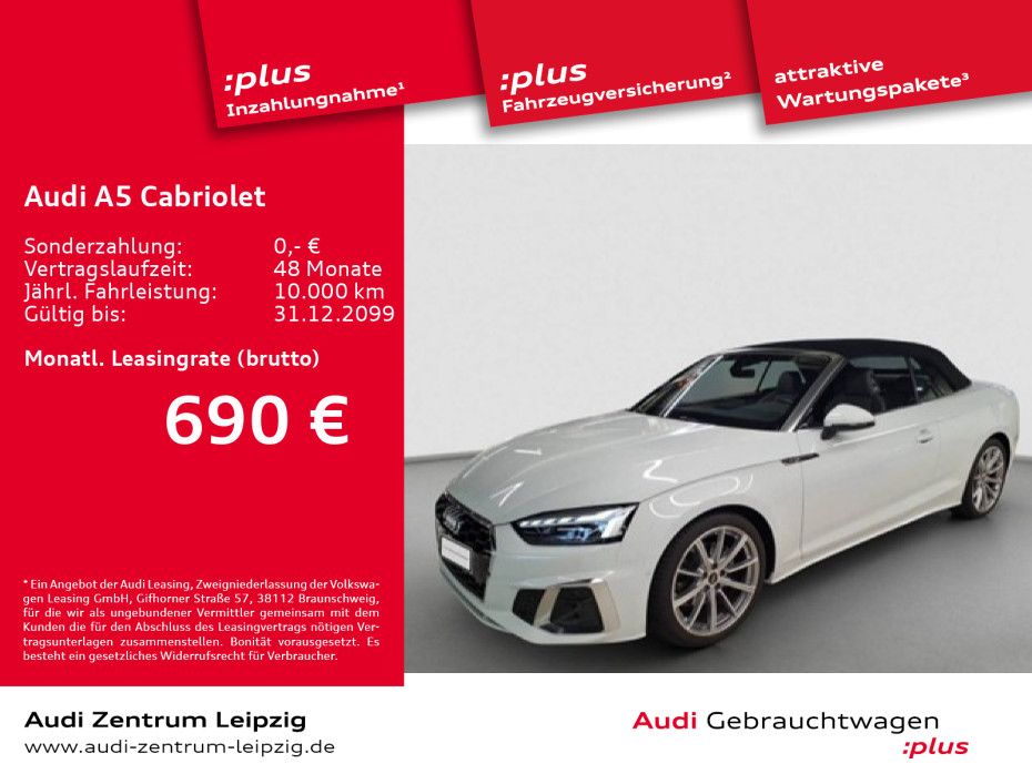 Audi A5 Cabriolet 35 TDI S line S tr. *Matrix*Massage