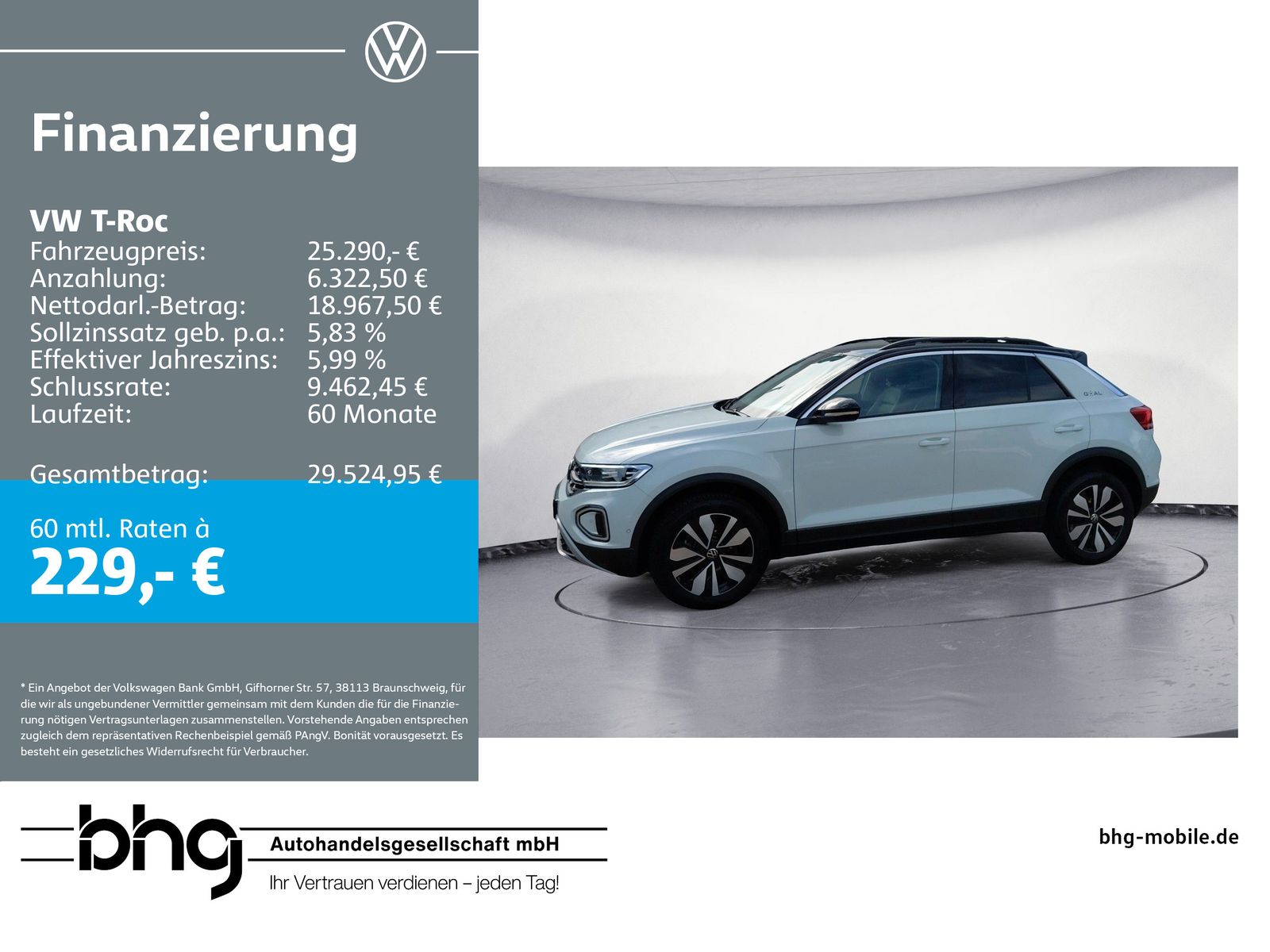 Volkswagen T-Roc Life 2.0 l TDI SCR