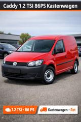 Volkswagen Caddy 1,2TSI 86PS Kastenwagen Rot - Volkswagen Caddy: Kastenwagen