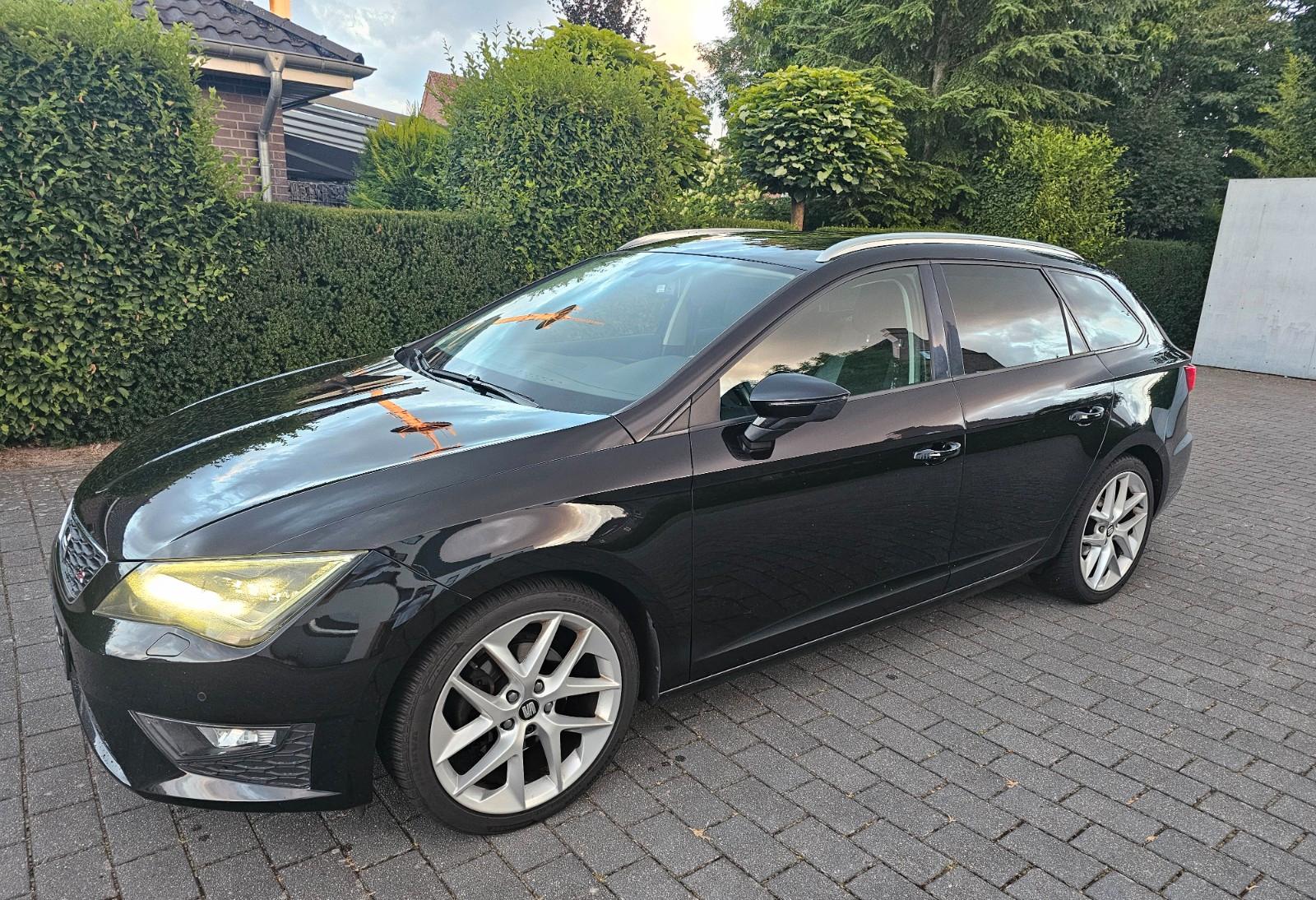 Seat Leon 2015 — rear view