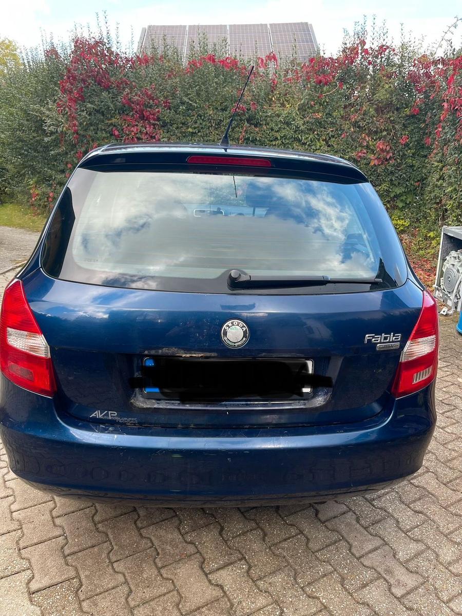 Skoda Fabia 2008 — rear view
