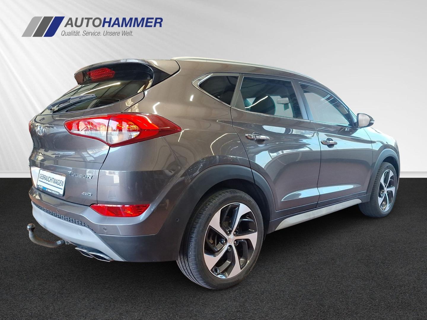 Hyundai Tucson 1.6T 4WD DCT PREMIUM Leder Navi Sich.-P.