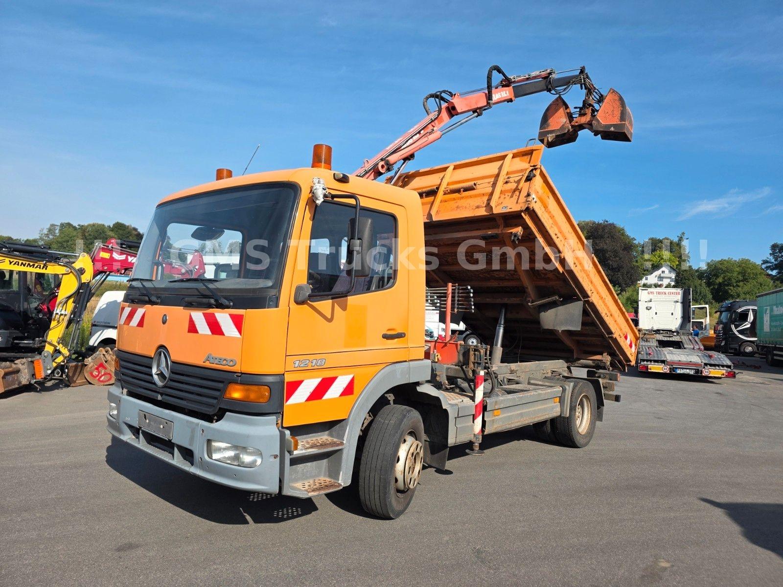 Mercedes-Benz Atego 1218 / Kipper+Kran / load 5,2ton / E3