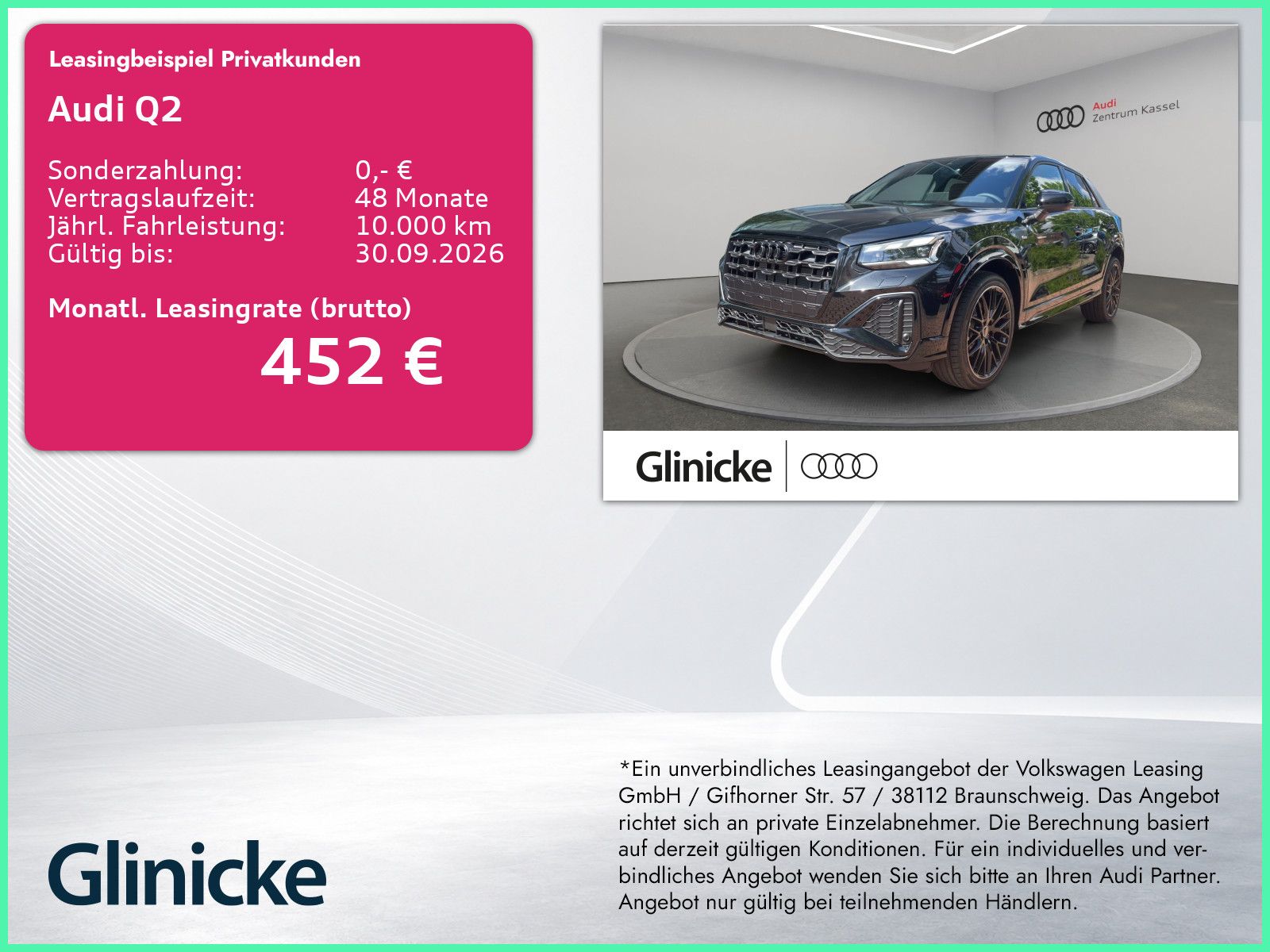 Audi Q2 S line Matrix LED CarPlay Leder RÜ 19"