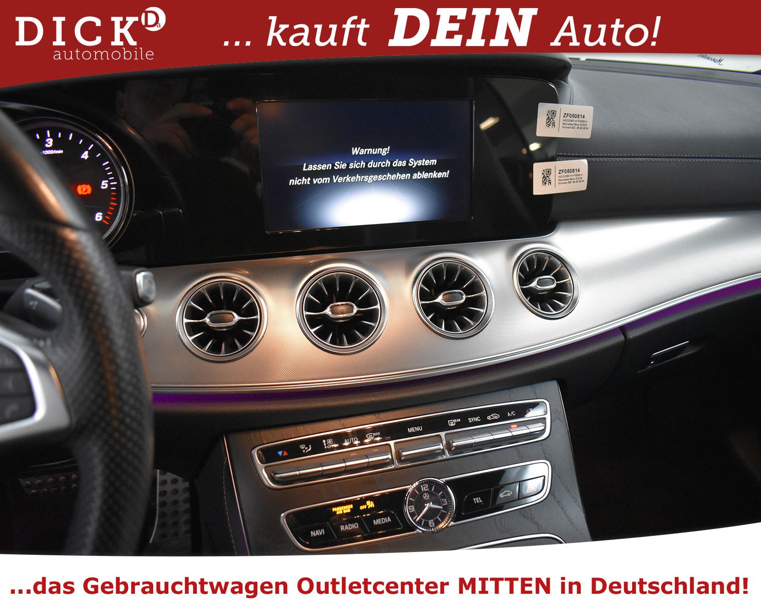 MERCEDES-BENZ E 220d Coupe 2X AMG Line NIGHT+LED+SHZ+KAMER+19" - Image 14