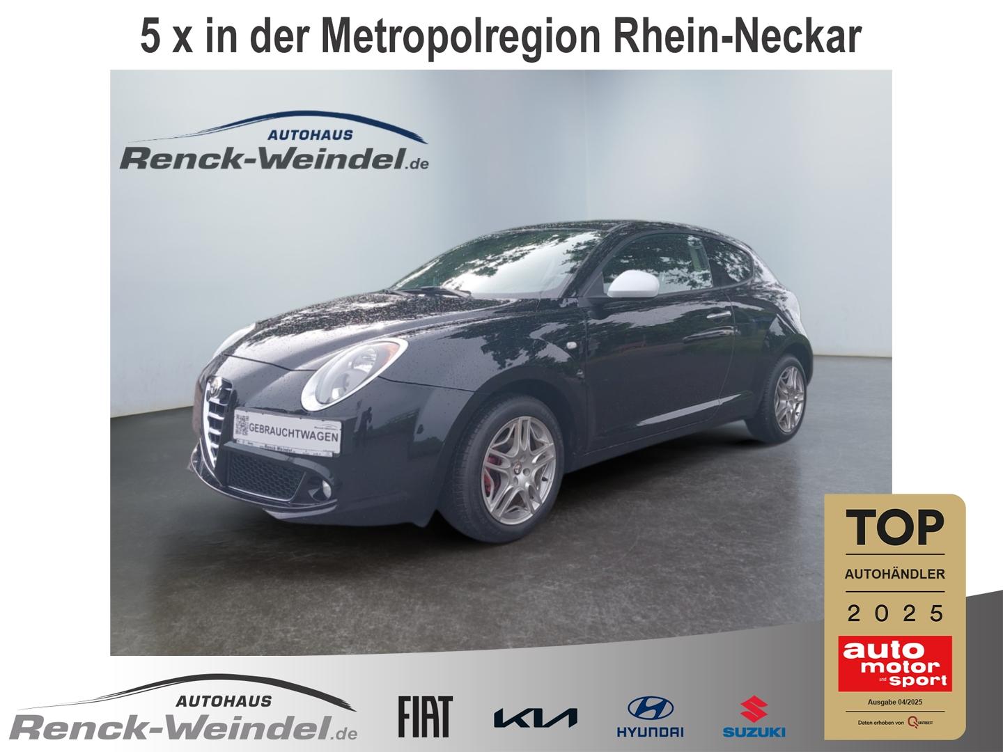 Alfa Romeo MiTo Junior 1.4 Sperrdiff. Temp PDC Berganfahras