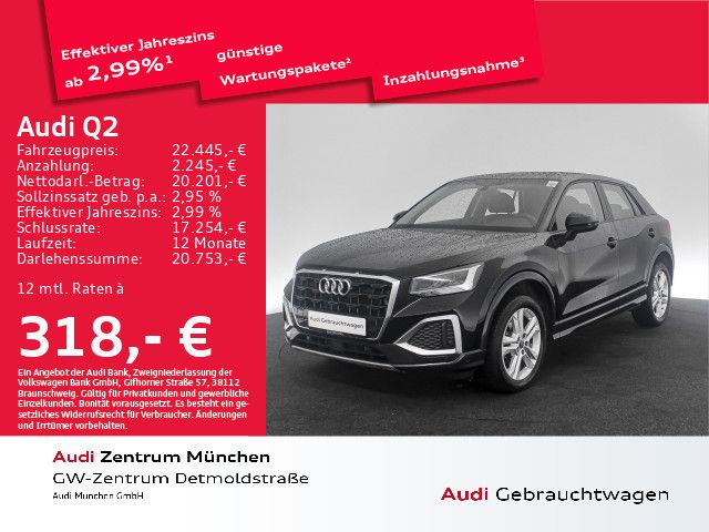 Audi Q2 30 TFSI advanced Navi+/LED/PDC