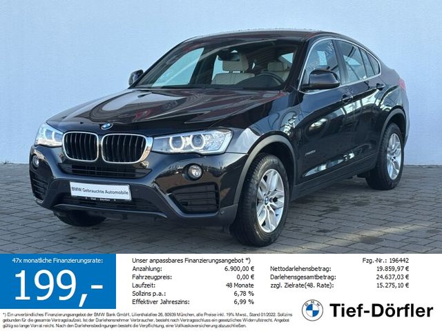 BMW X4 xDrive20d SAG NaviProf/CAM/SPEED/S-SITZ/SH