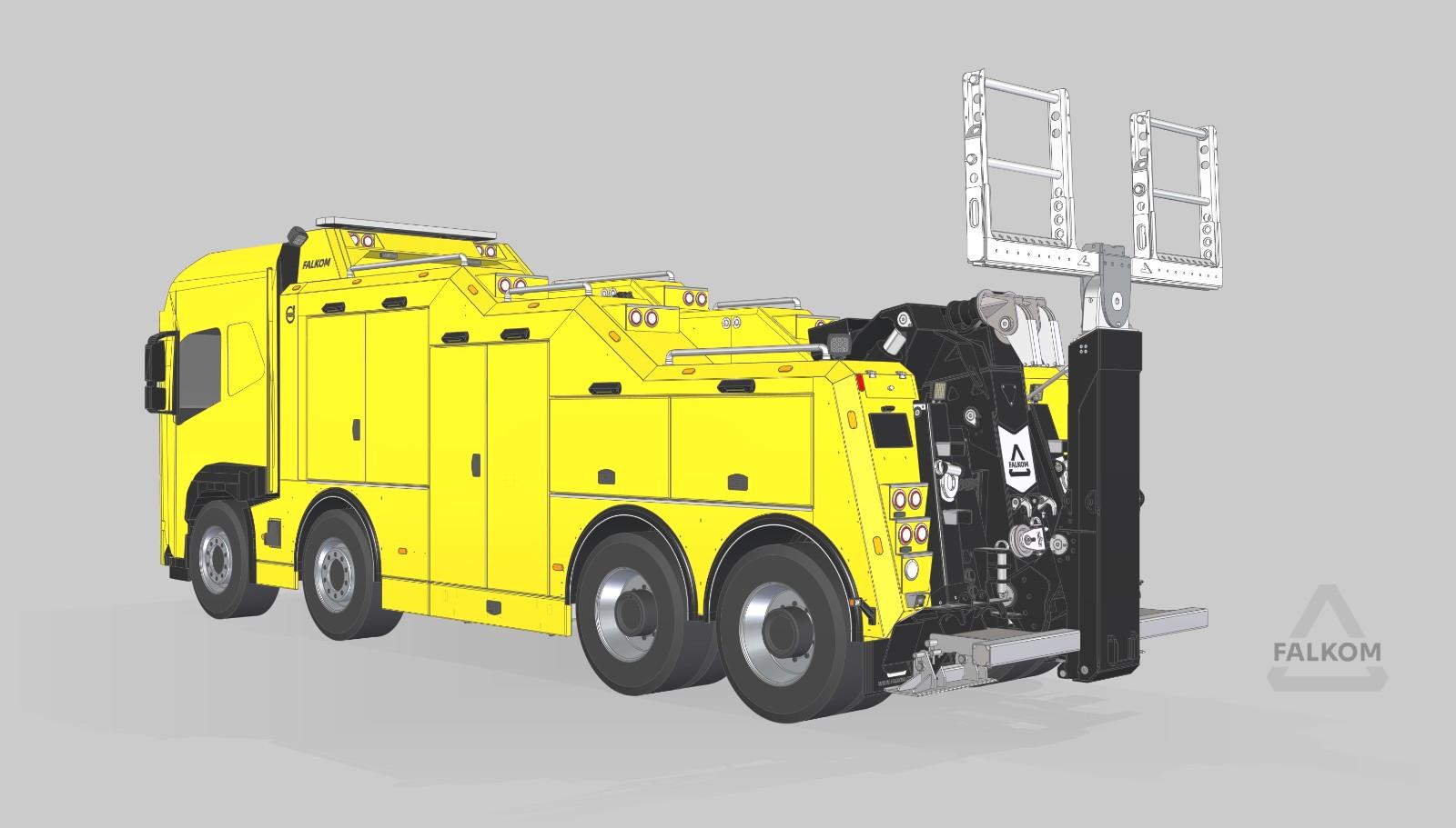 Volvo FMX 13 8x4 FAW 25000