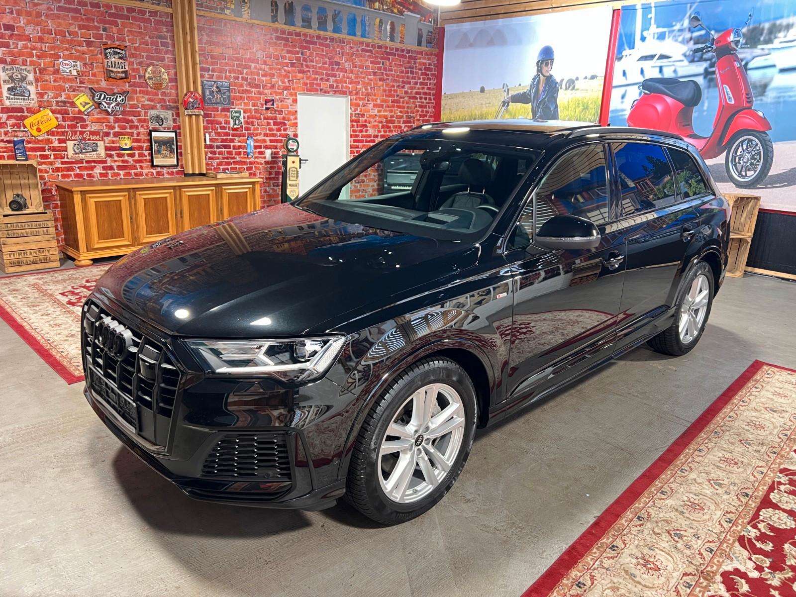 Audi Q7 55 TFSI quattro S-line, LED, Pano, Leder, HUD