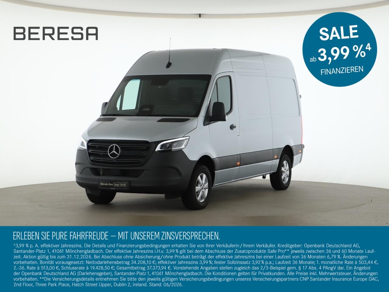 Mercedes-Benz Sprinter 317 CDI Kasten Hoch Pro AHK Distr. LED