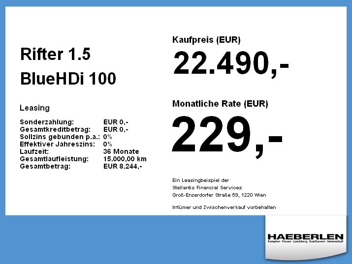 Peugeot Rifter - Bild 4