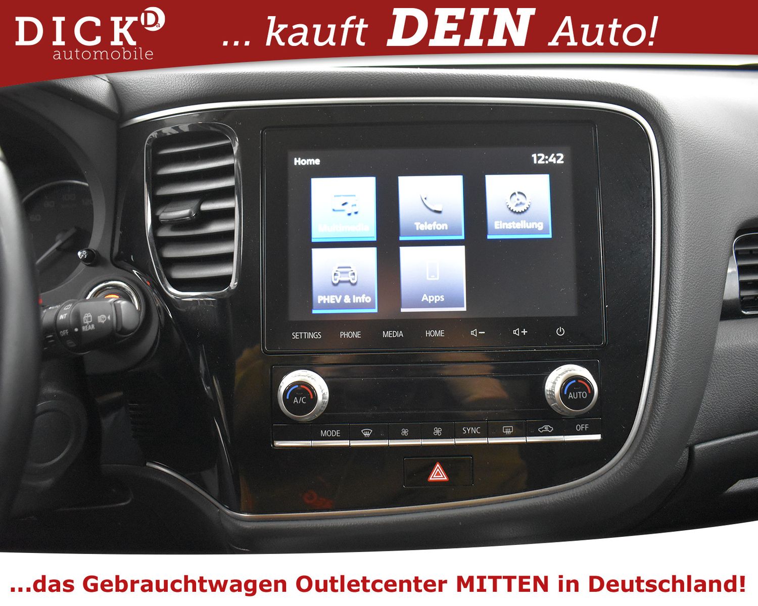 MITSUBISHI Outlander 2.4 PHEV 4WD >KAMERA+SHZ+TEMP+MFL+DAB - Image 15