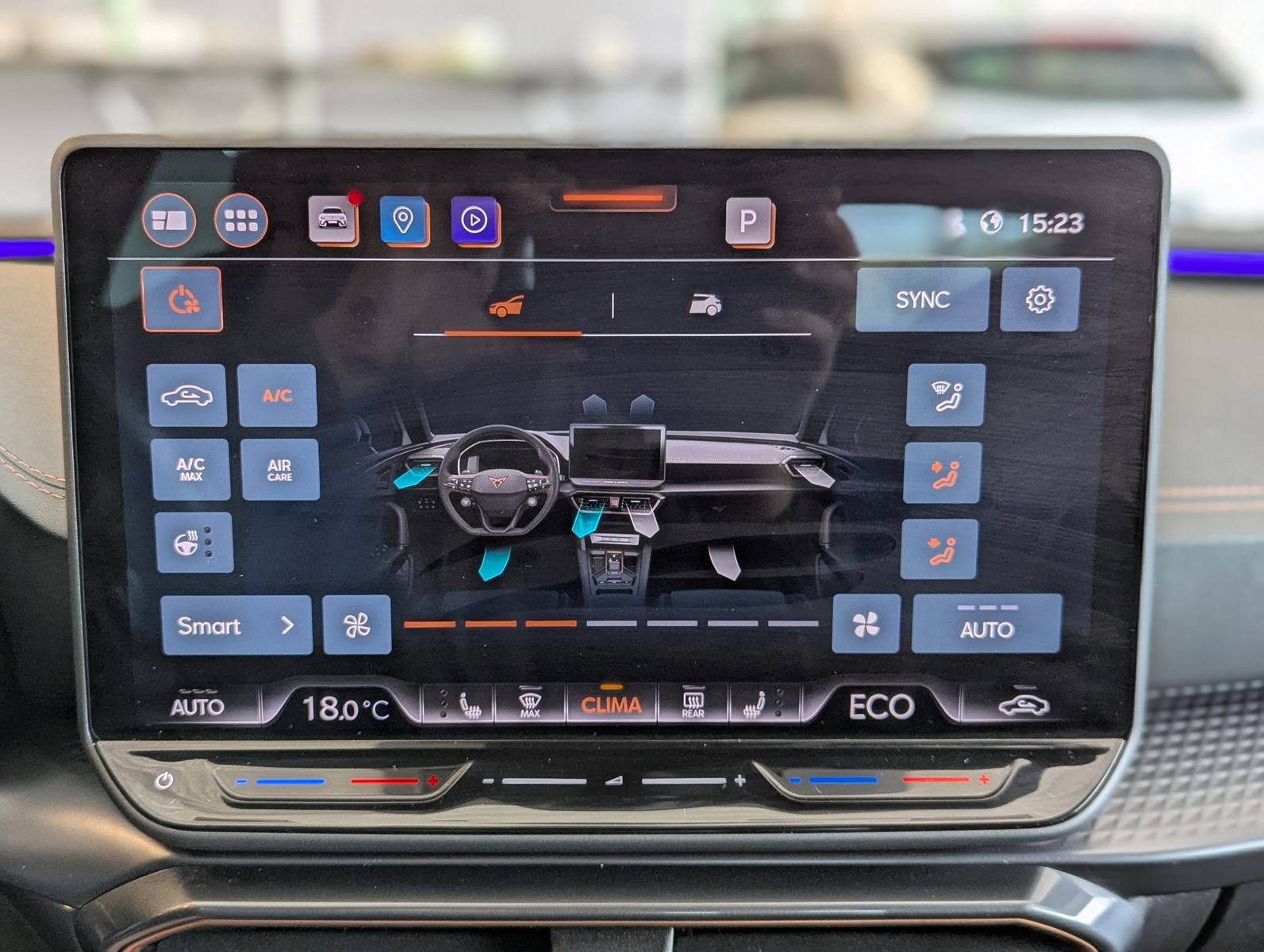 Fahrzeugabbildung CUPRA Leon 1.5 eHybrid Matrix Edge-Intelligent SoH100%