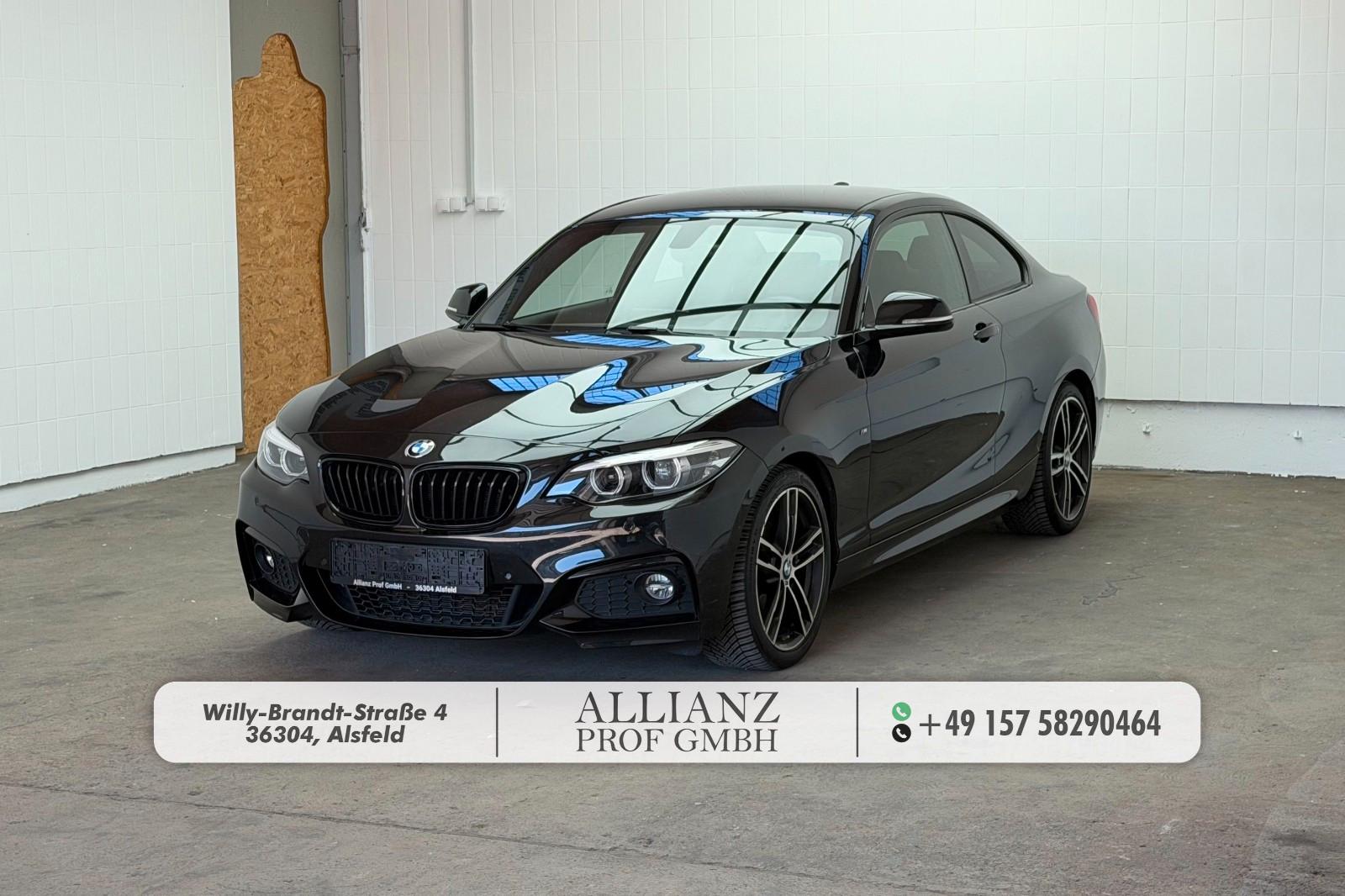 BMW 220i Coupe M Sport HiFi Tempo LED 2-Zonen UNFALL