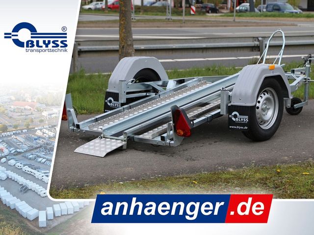 Blyss Motorradanhänger 249x21cm Anhänger 400kg zGG