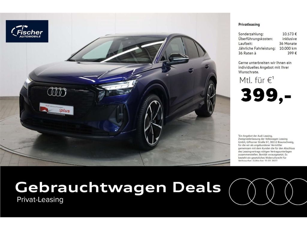 Audi Q4 e-tron Sportback S line 55 qu. AHK/21''/P-Dac