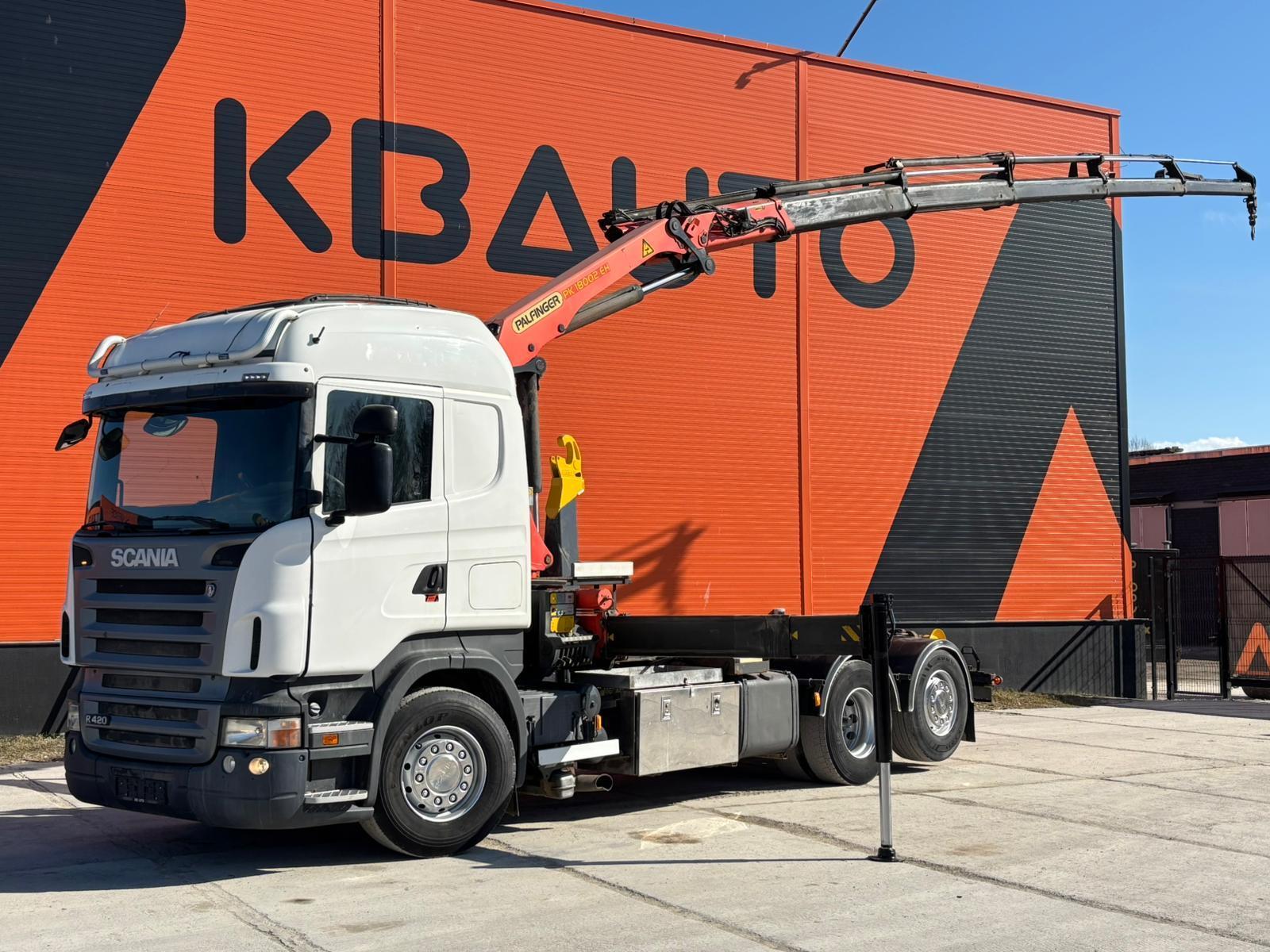 Scania R 420 6x2 PK 18002 / PALFINGER T 17 ton / L=4700